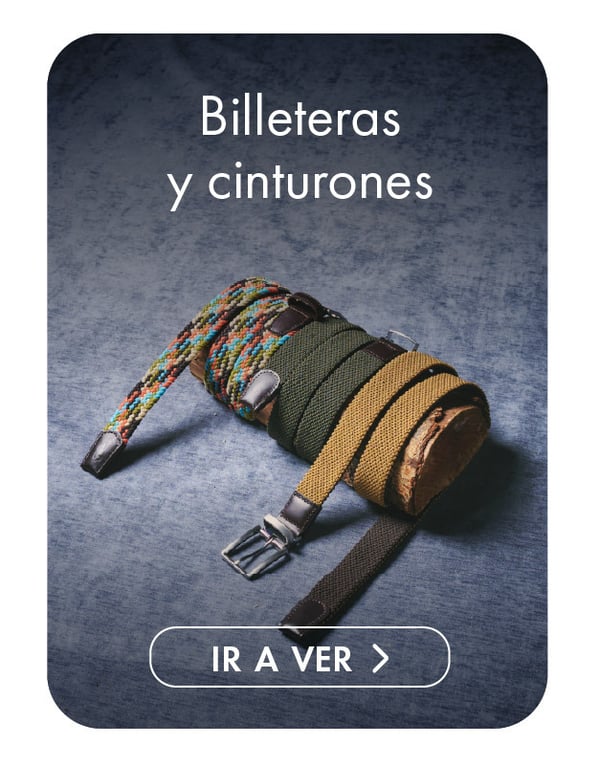 billeteras y cinturones